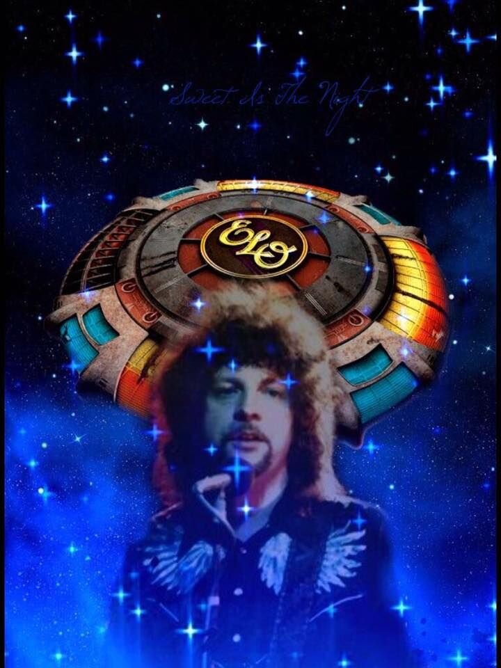 Фан-арт с Джеффом Линном, автором этой песни и лидером ELO, использующий элементы оформления сигнла Last Train To London.