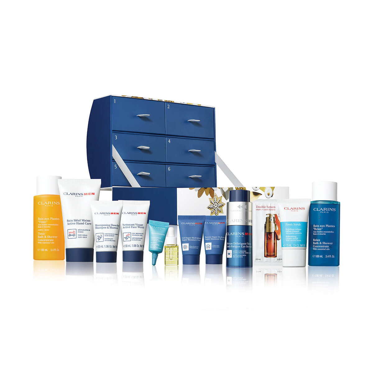 Фото © clarins.co.uk. Адвент-календарь для мужчин £60.00