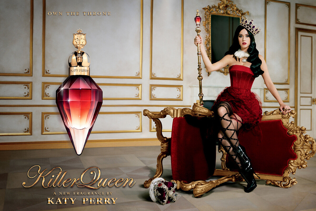 Туалетная вода "Killer Queen" (выпущена Кэти Перри в 2013 году)