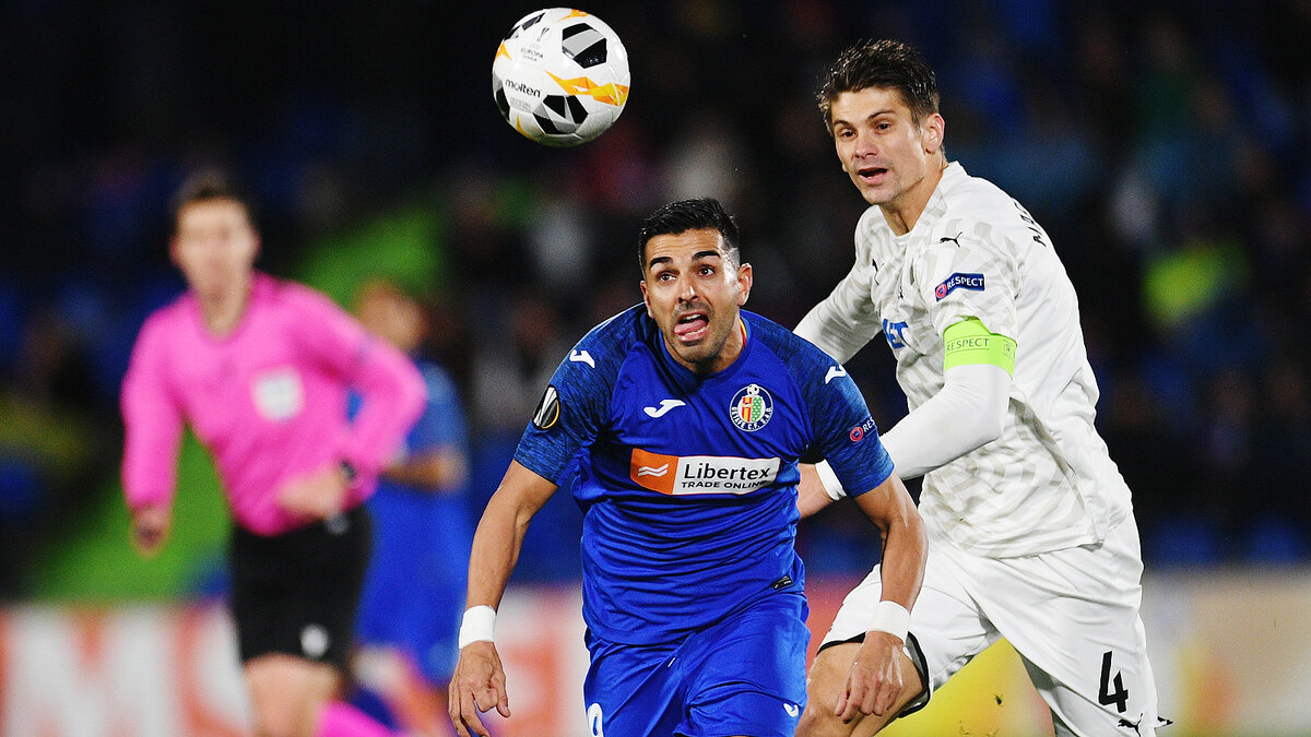 Фото с матча "Хетафе" - "Краснодар"