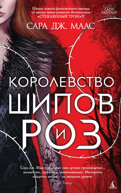 Могла ли знать девятнадцатилетняя Фейра, что огромный волк, убитый девушкой на охоте, — на самом деле преображенный фэйри. Расплата не заставила себя ждать. Она должна или заплатить жизнью, или переселиться за стену — волшебную невидимую преграду, отделяющую владения смертных от Притиании, королевства фэйри. Фейра выбирает второе. Тамлин, владелец замка, куда девушка попадает, не простой фэйри, он — верховный правитель Двора весны, одного из могущественных Дворов, на которые поделено королевство. Однажды Фейра узнает тайну: на Двор весны и на Тамлина, ее покровителя, злые силы наложили заклятье, снять которое способна только смертная девушка… 