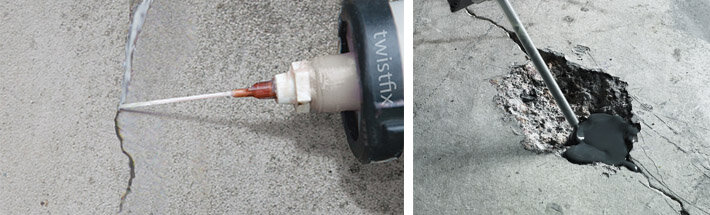 Бетон с расшивкой. Заделка трещин в бетоне. Герметик для деформационных швов в бетонных полах. Чем залить трещину полу. Трещины в полусухой стяжке.