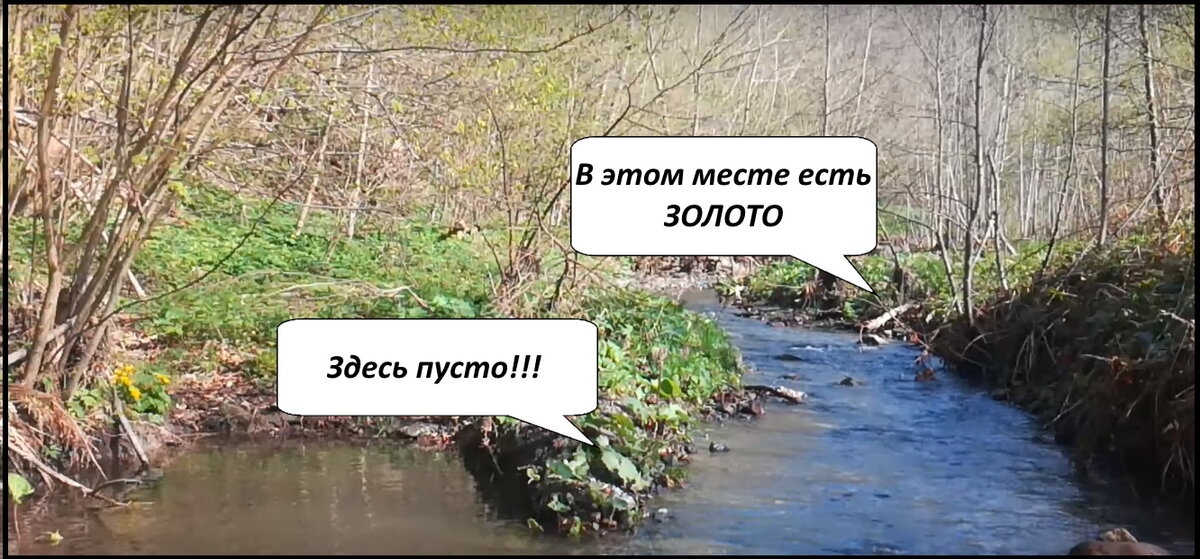 Поиск золота в реке