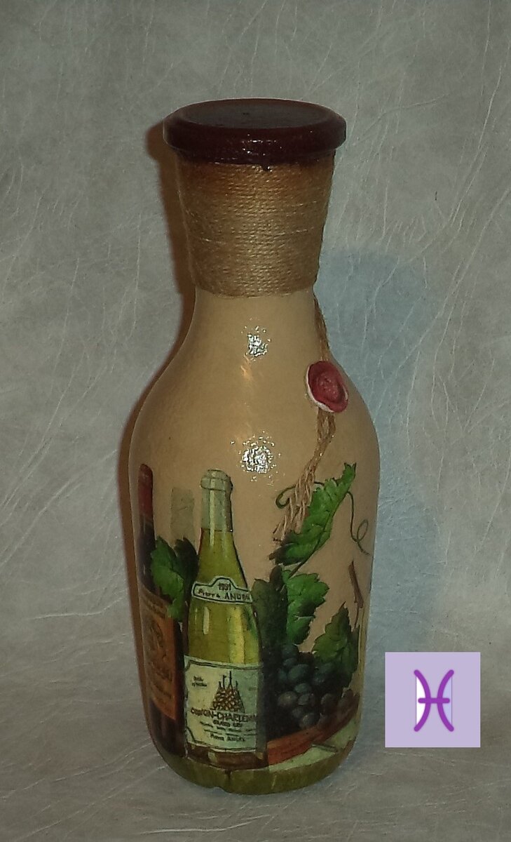 Занятие 7. Прямой декупаж бутылки, вазы, банки | форум Babyblog