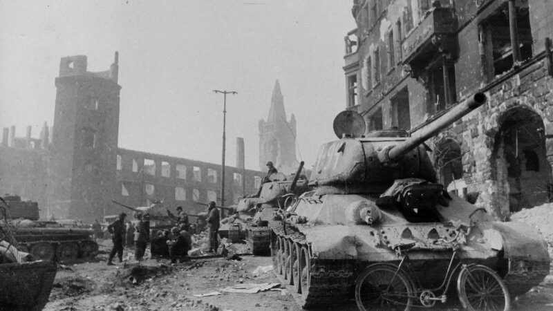 Т-34–85 в Кёнигсберге