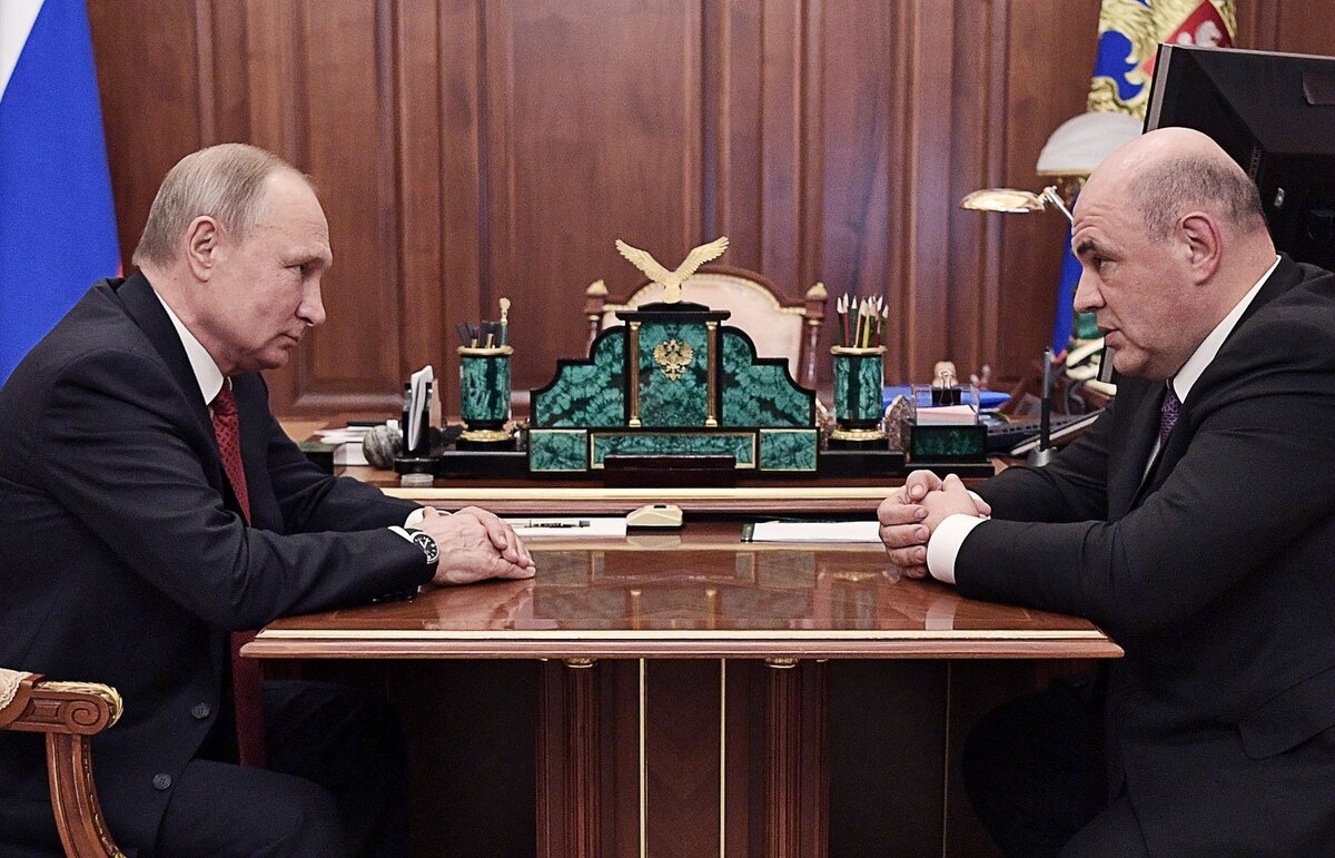 Владимир Путин и Михаил Мишустин. Фото: Sputnik