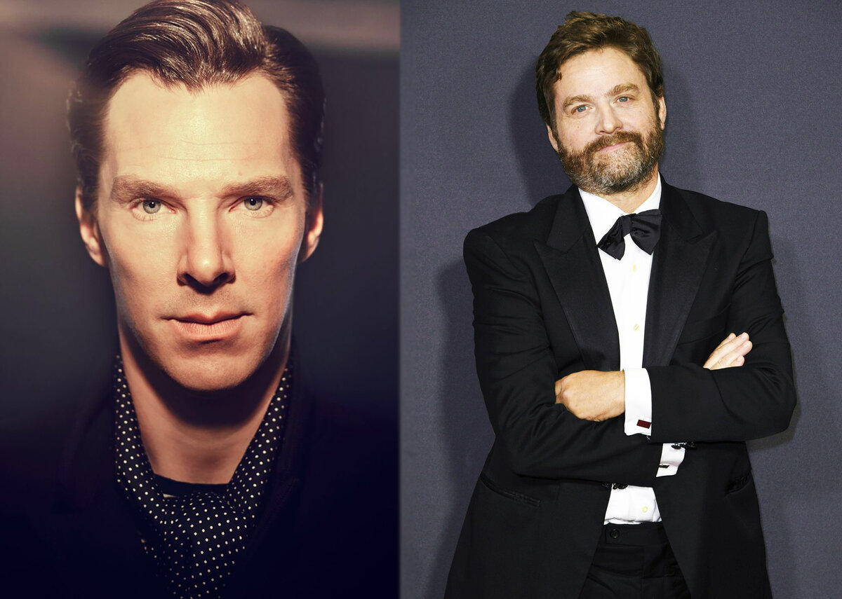 Бенедикт Камбербэтч и Зак Галифианакис.