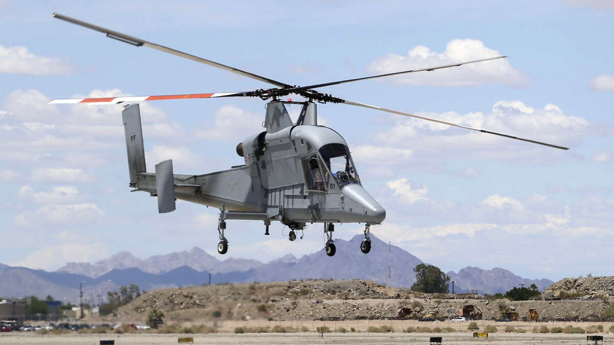 Синхрокоптер K-MAX. источник: КМП США