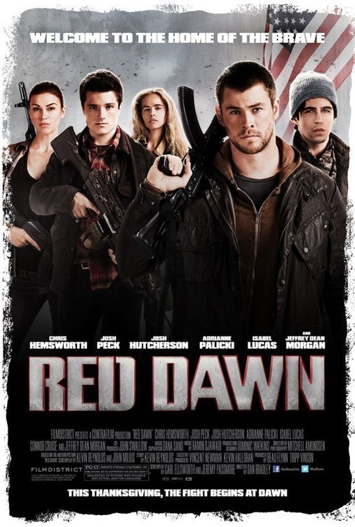 Постер к фильму «Red Dawn» 2012 года