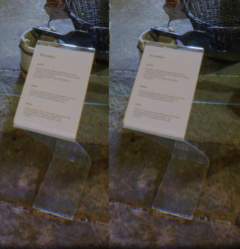 Изображение для левого и правого глаза в режиме стерео