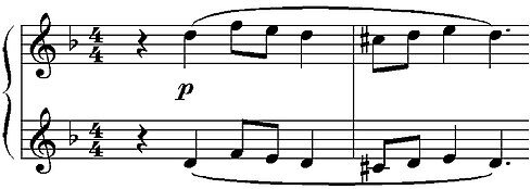 Начало концерта №3 для фортепиано с оркестром