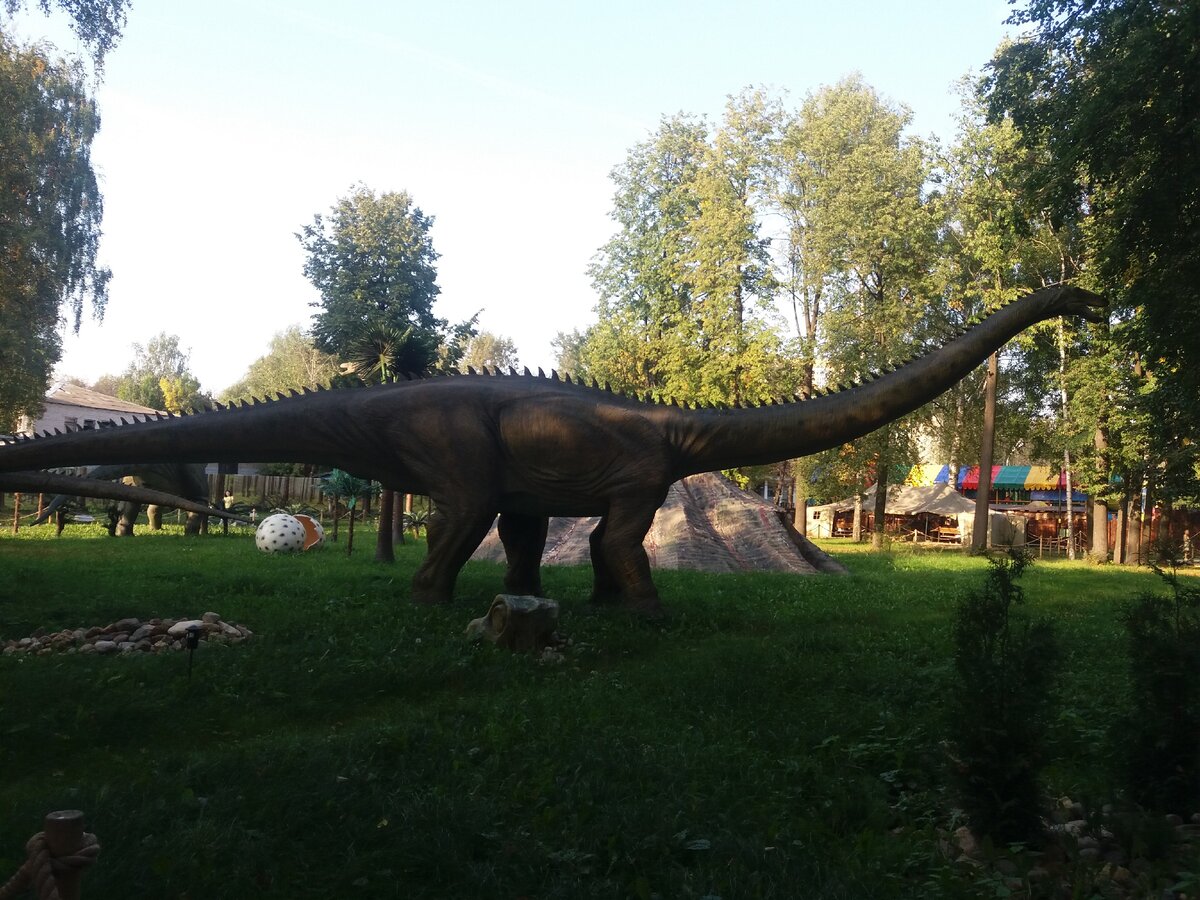 Парк динозавров в Ярославле. 