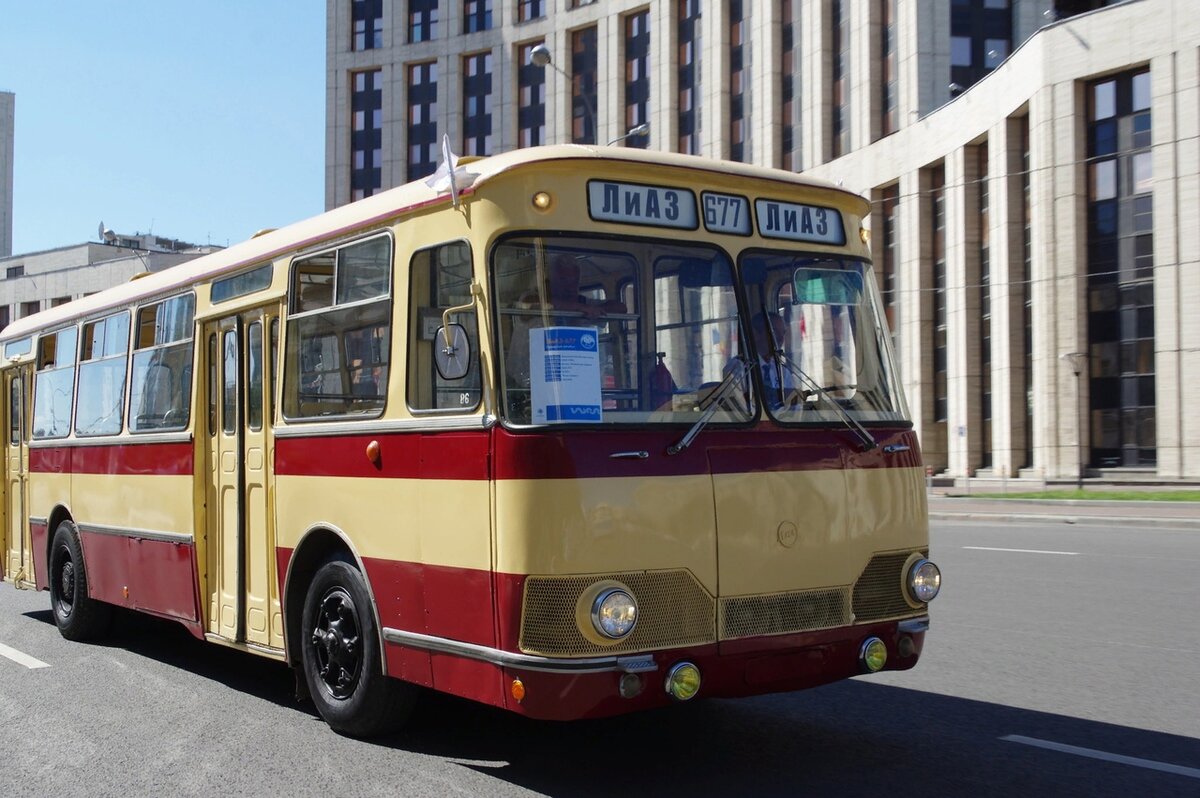 Автобусы старого образца - 91 фото