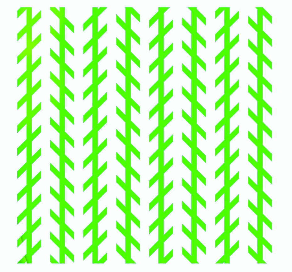 Линии вертикальны. Но глазомер немного ошибается.