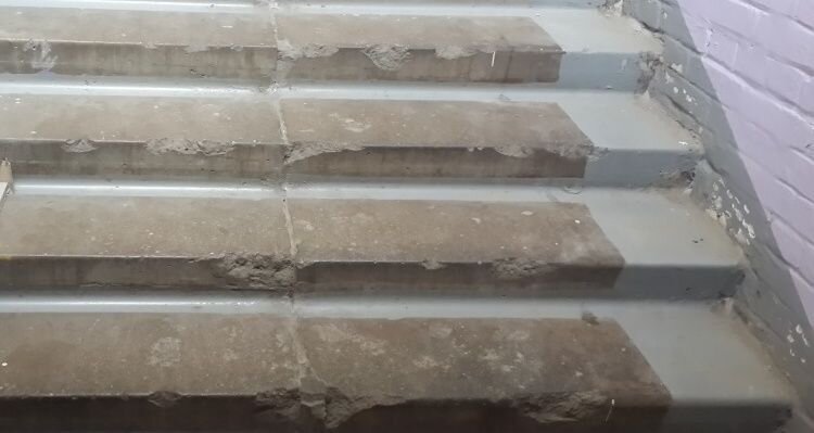 Ремонтный состав для восстановления бетонных ступенек