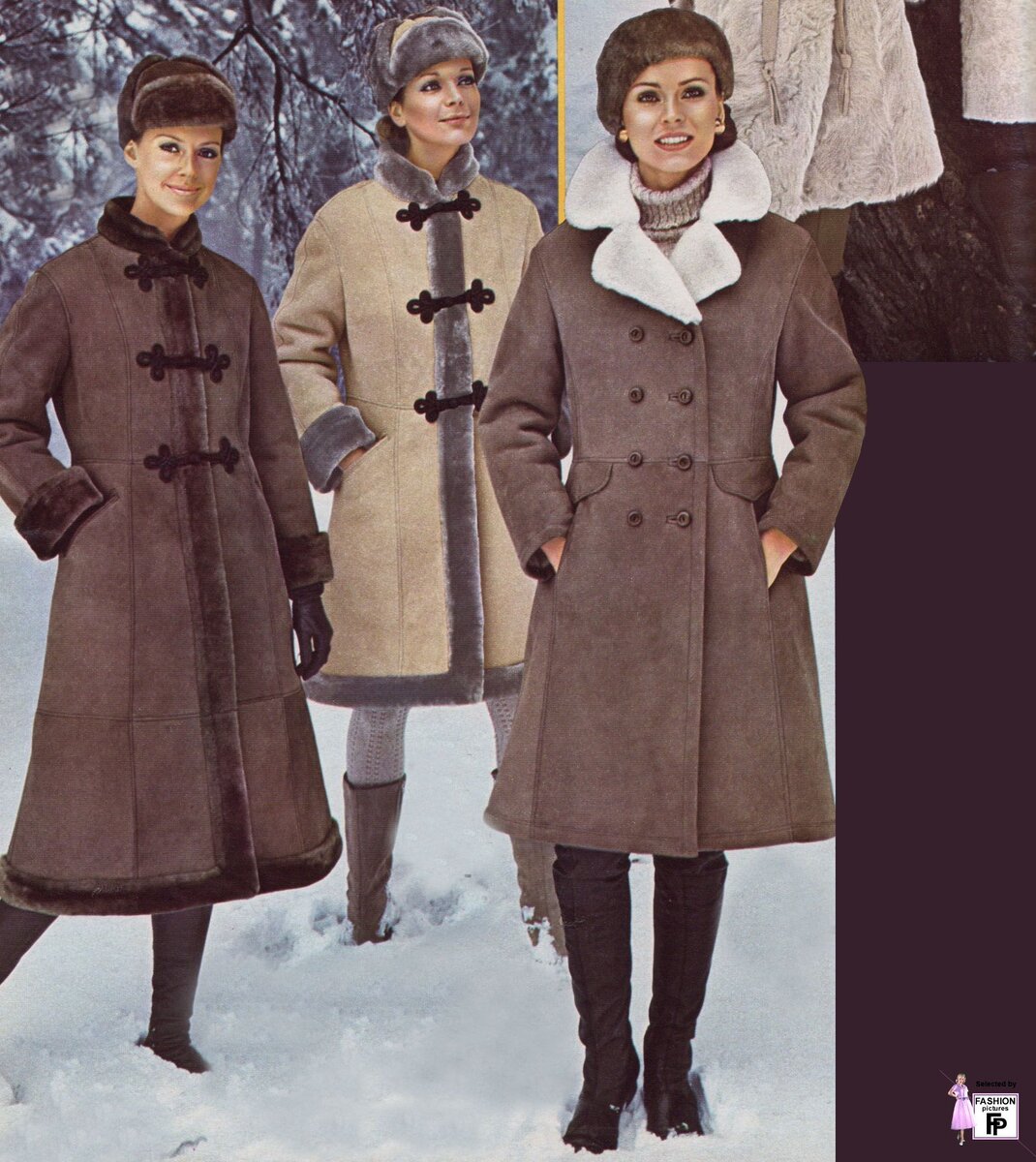 Советское пальто женское