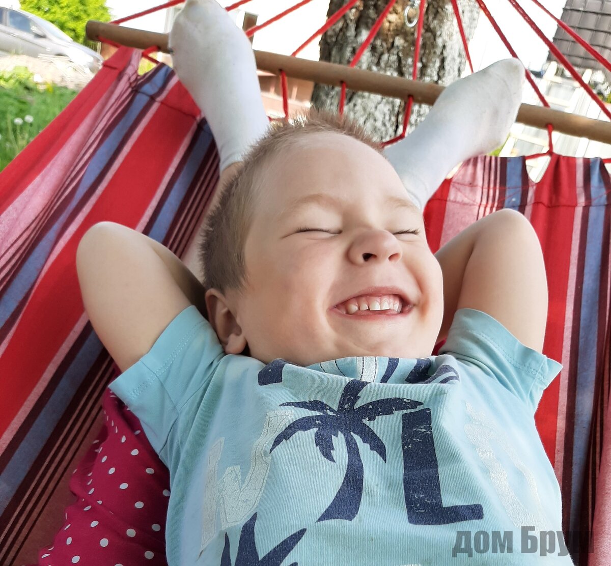 Катаюсь со старшим сыном 