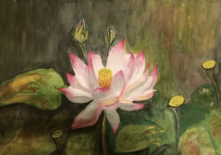 ватман. гуашь, А3