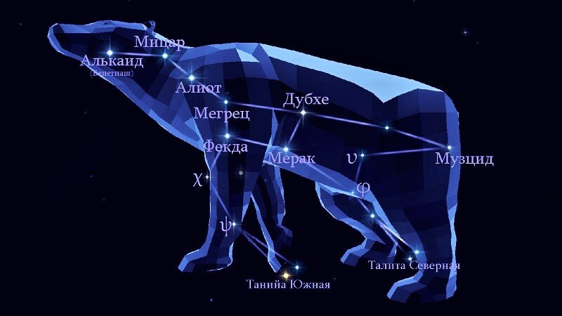 Созвездие Большая Медведица