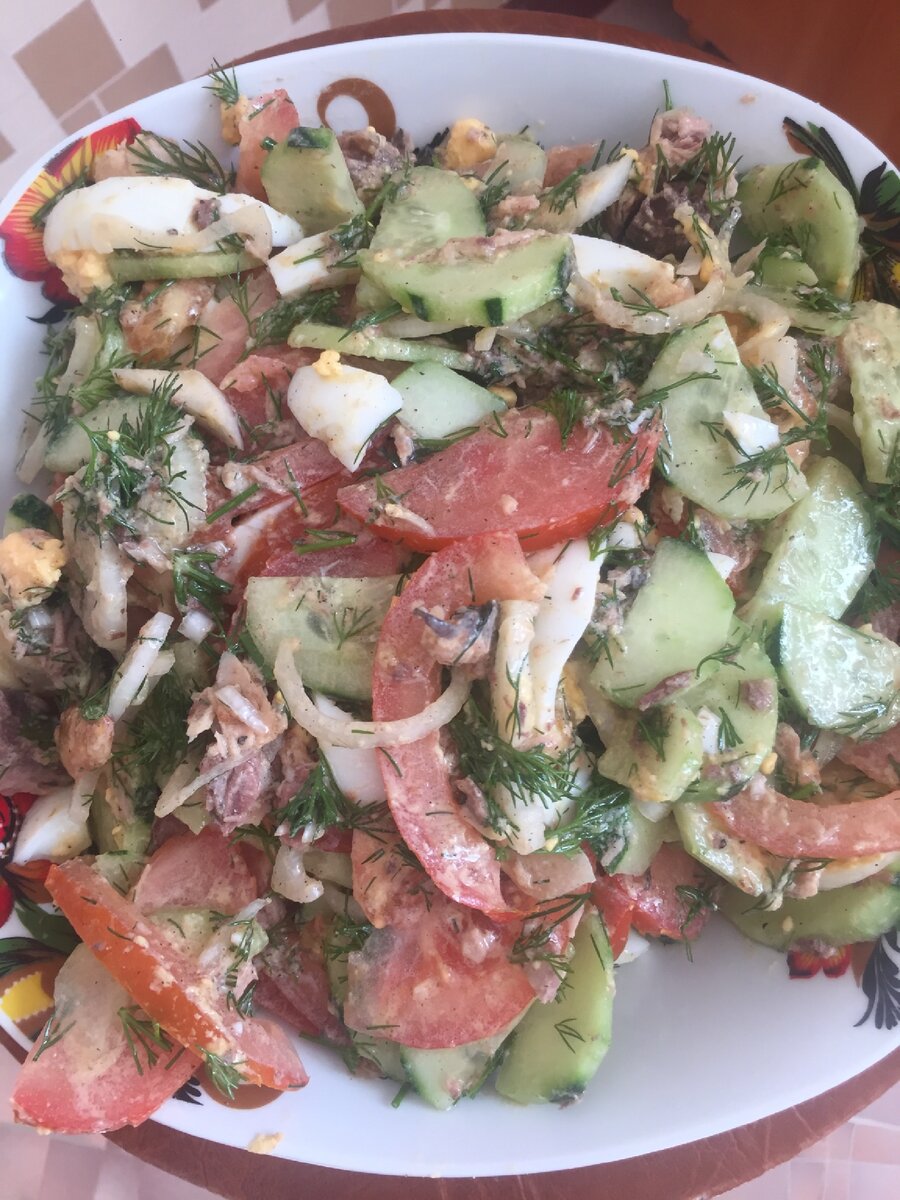 Готовый салатик 