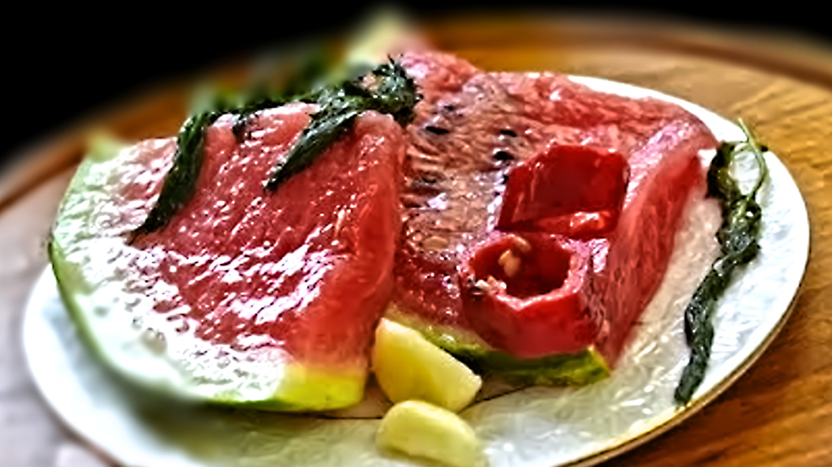 Маринованный арбуз