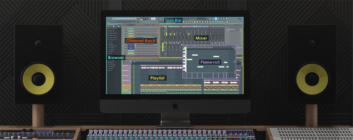 Если вам понадобится сбросить параметры положения всех окон в FL Studio, нажмите Ctrl+Shift+H (или см. настройки меню «Вид»).
