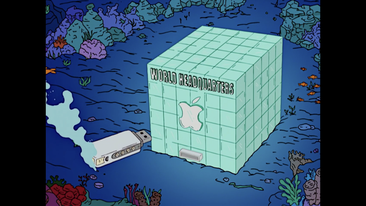 Штаб квартира “mapple” в Симпсонах