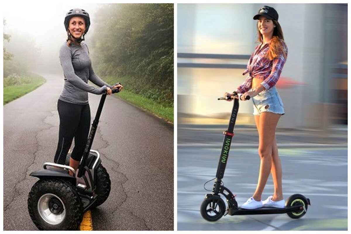 Электросамокат Scooter цепной привод