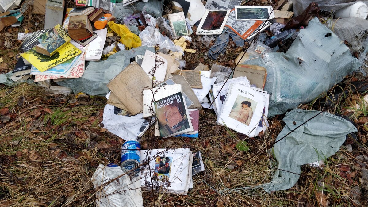 Свалка книг