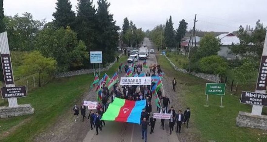 Жители Ивановки провели ряд мероприятий в поддержку азербайджанской армии