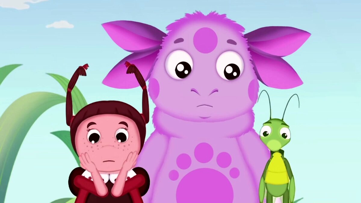 Кадр из мультфильма "Приключения Лунтика и его друзей"