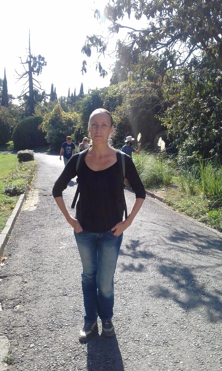 в парке Ливадийского дворца