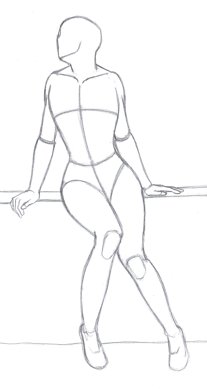 Манекен-женщина сидит