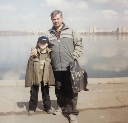 Алексей с дедушкой Виктором Петровичем