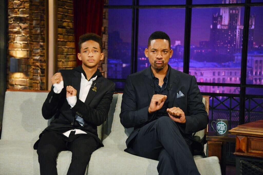 Уилл и Джейден Смиты в гостях у Урганта представляют фильм «После нашей эры»