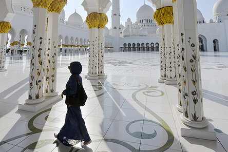 Мечеть шейха Зайда, Абу-Даби, ОАЭ Фото: Guiseppe Cacace/AFP