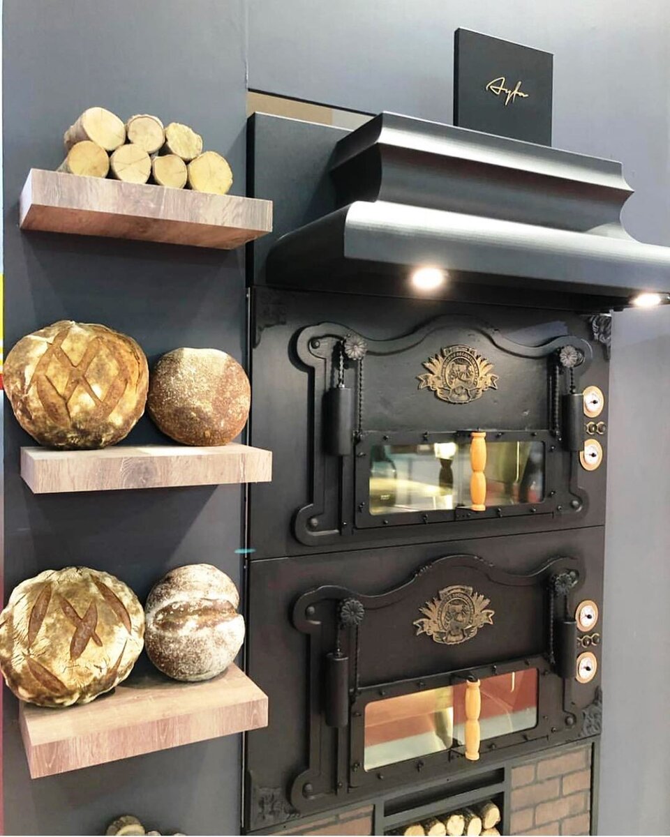 Подовая печь INOVEN в ретро-стиле