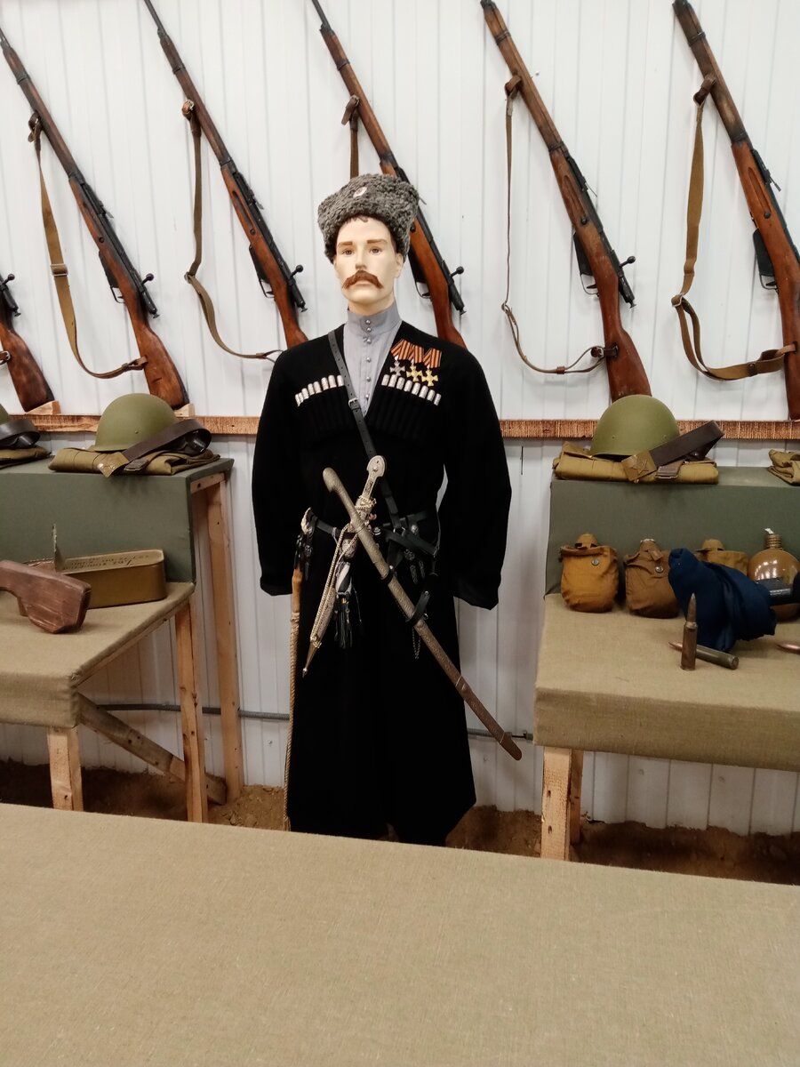 Георгиевский кавалер органично вписывается в экспозицию о ВОВ.