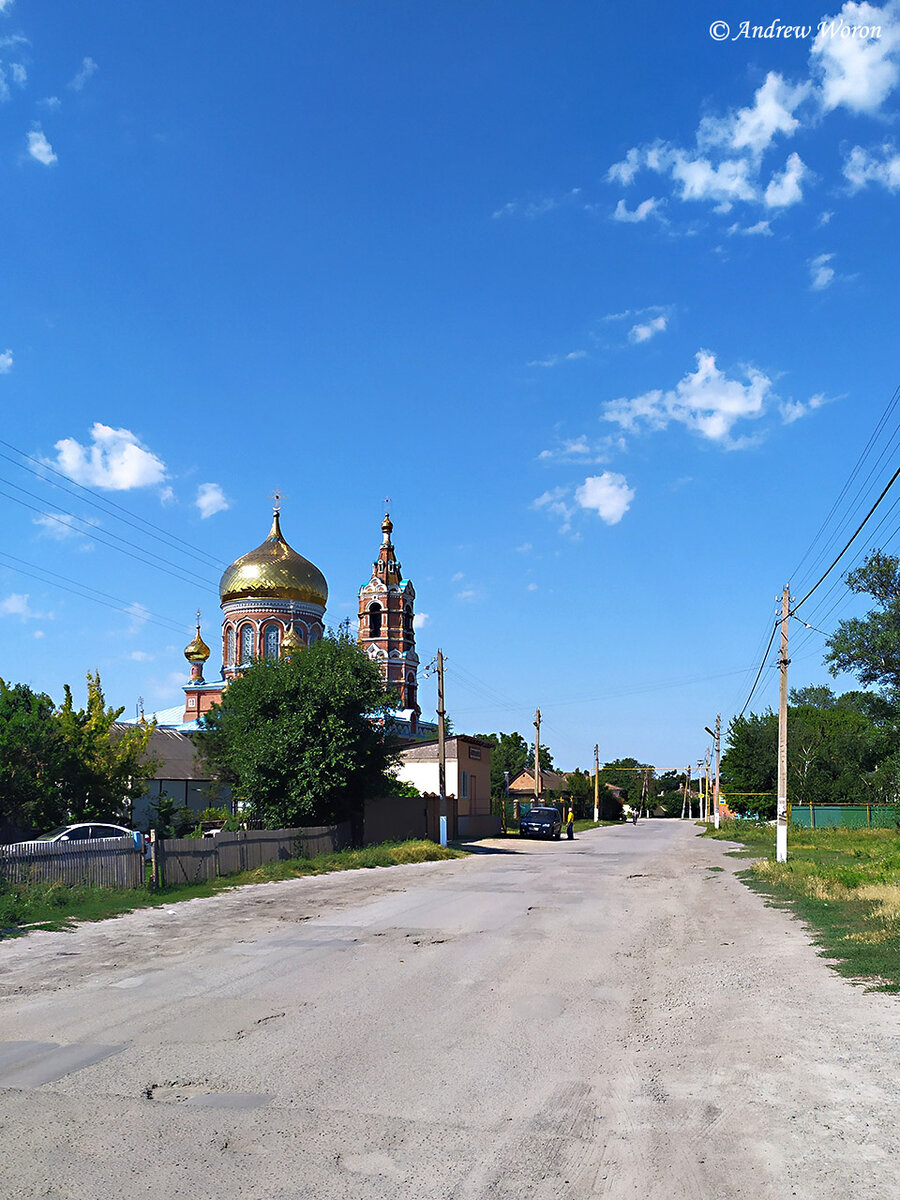 улица Ленина и Преображенская церковь
