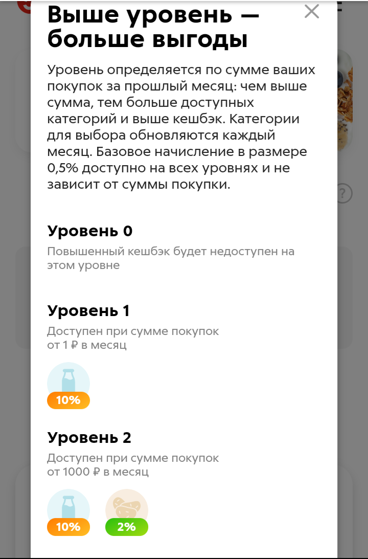 Успела больше, чем на тысячу купить в июле и теперь в двух категориях кэш получать буду. Скриншот в сайта сети Пятёрочка