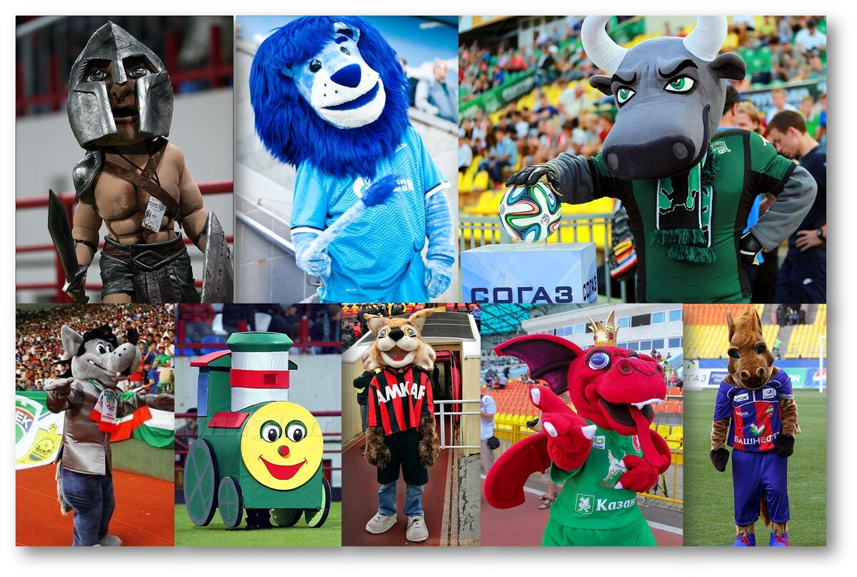 Талисманы команд