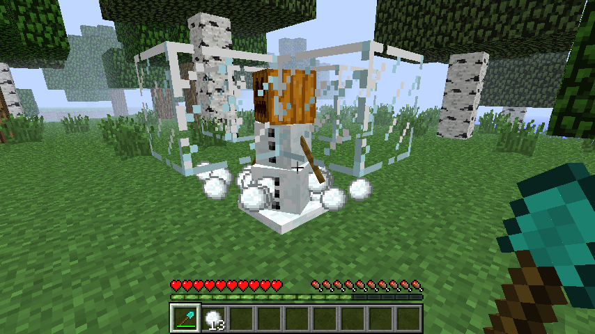 Пример фермы снежков (фотографировал не я) 