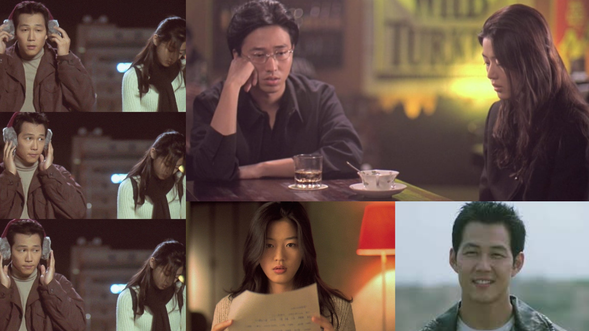 Коллаж кадров из фильма «Дом у озера» (Il Mare), старая и новая любовь