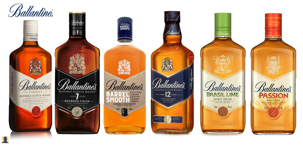 Вот такая красивая линейка Ballantine’s.