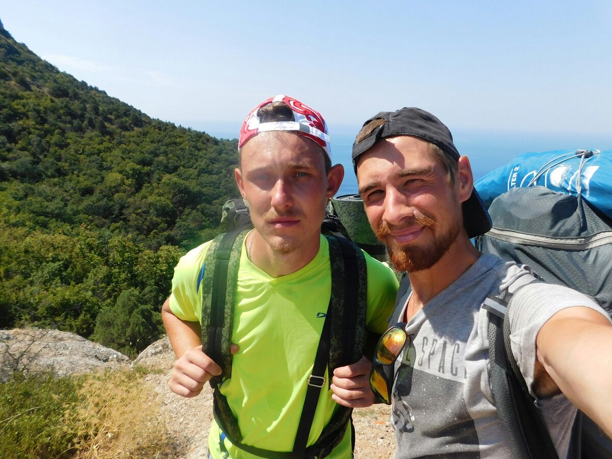 Я с Русланом в Крыму