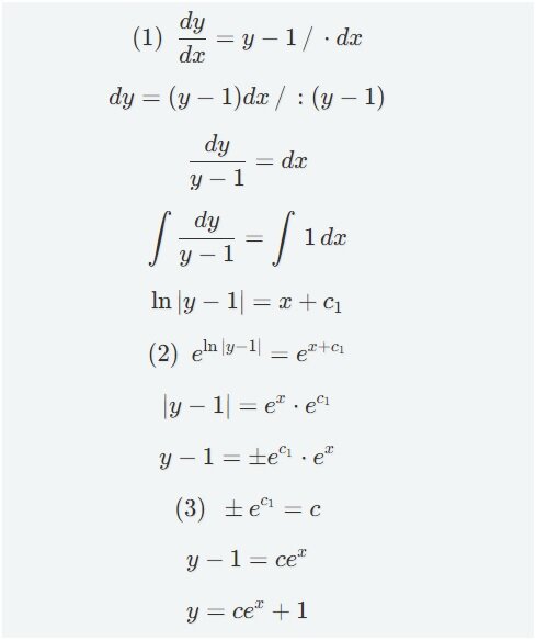 Дифференциальное уравнение — это математическое выражение, содержащее одну или несколько производных.