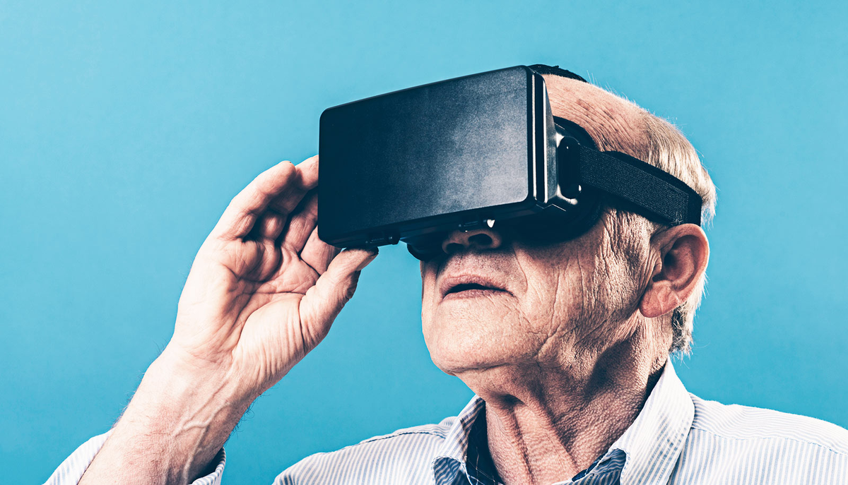 Виртуальная реальность пожилые