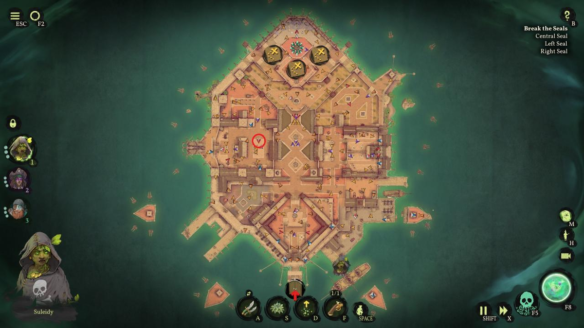 ✅Этот гайд по игре Shadow Gambit: The Cursed Crew поможет вам найти всех разработчиков на разных картах. При игре вам следует нажать «h», чтобы выделить врагов и видеть их имена.-51