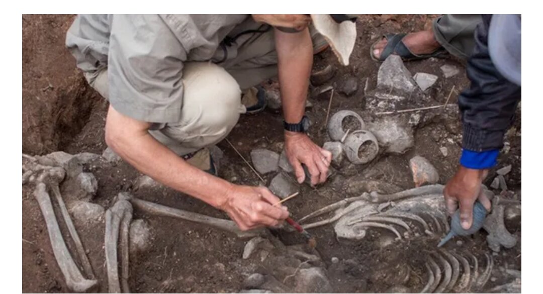 Археологи обнаруживают «Жреца Пакопампы» на месте раскопок археологического проекта Пакопампа на севере Перу, возраст которого, по их оценкам, составляет около 3000 лет. (Министерство культуры Перу)