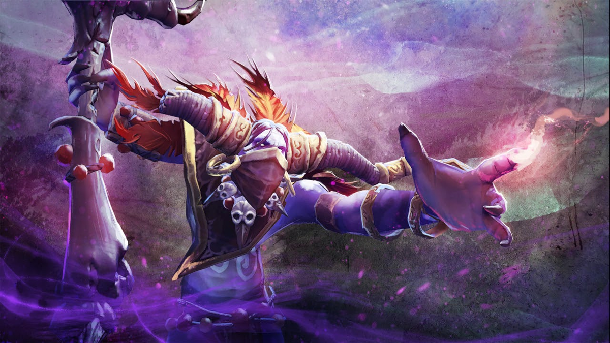 Дота белый экран. ВИЧ доктор дота. ВД дота 2. Witch Doctor дота. Witch Doctor Dota 2 Art